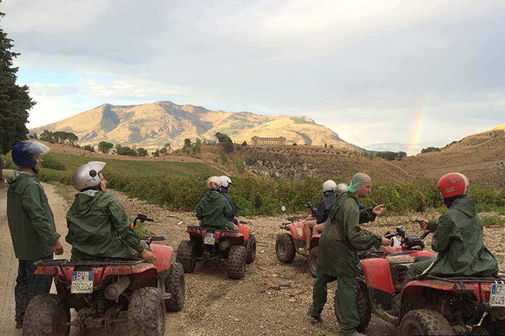 Quad bike ride to Trapani and thermal baths in the hydrothermal Springs of Segesta-image-6