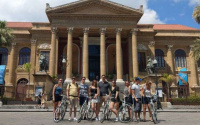 Bike tour in the historical center of Palermo